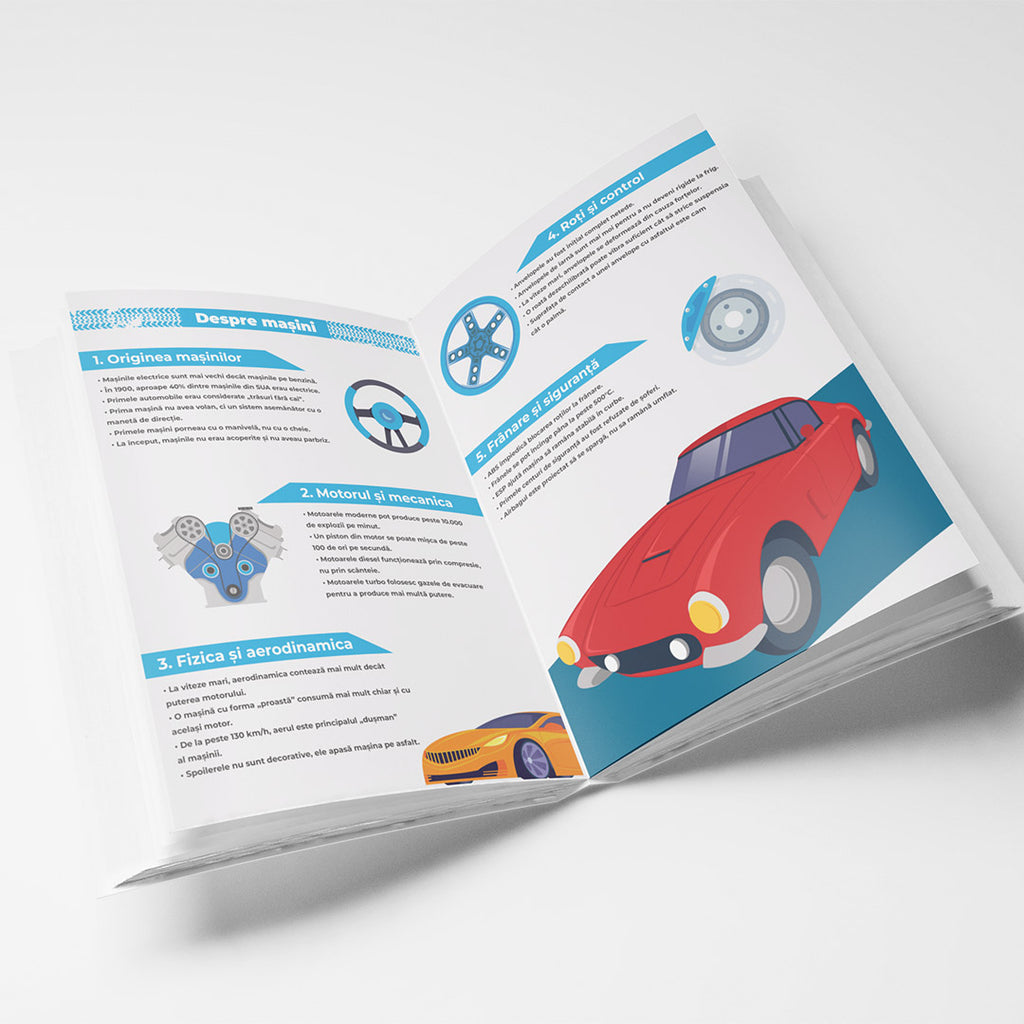 🚗 Caiet SMART tip Matematică - Automobil