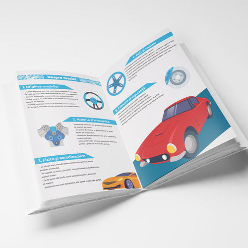 🚗 Caiet SMART tip Matematică - Automobil