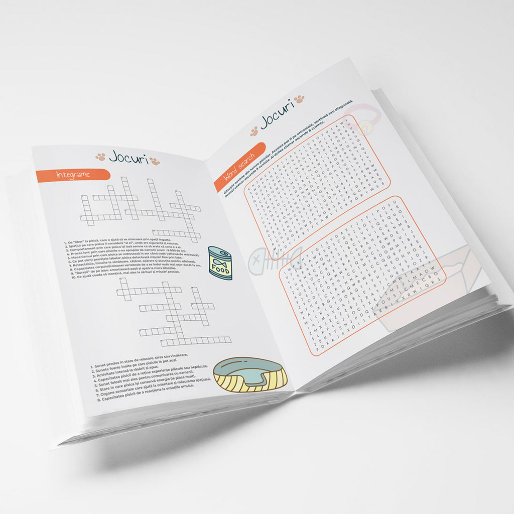 🐾 Caiet SMART tip Română – Pisici