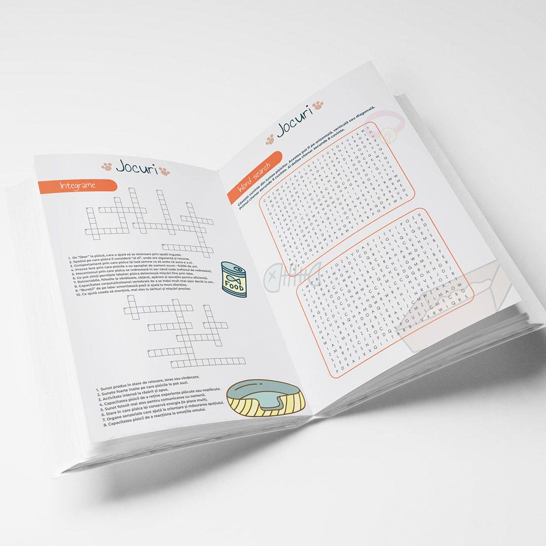 🐾 Caiet SMART tip Română – Pisici